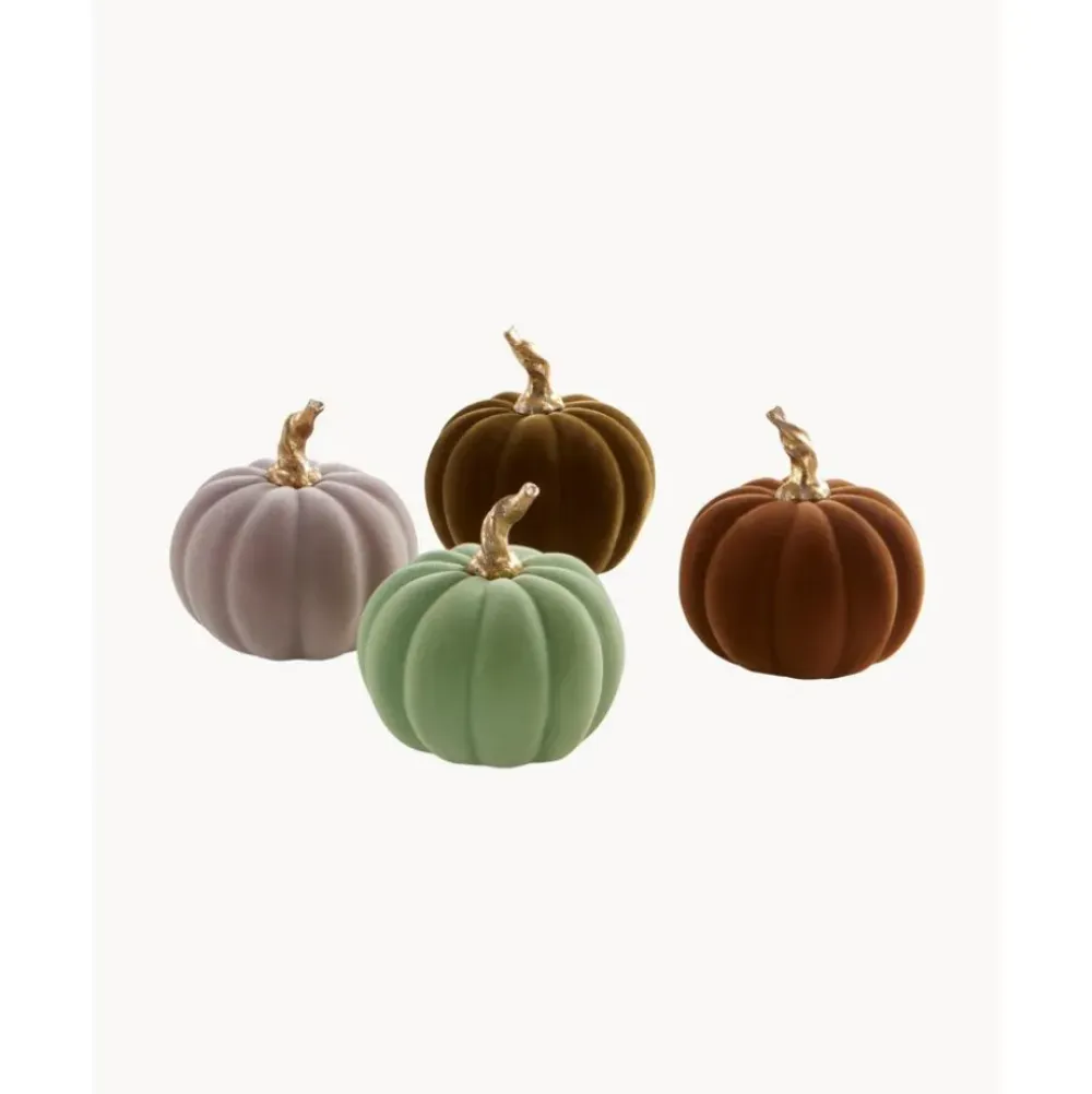 New Set De Calabazas Decorativas Mercy, 4 Pzas. Figuras Decorativas