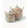 Sale Set De Cestas Con Tapadera Mija, 2 Uds. Cestas