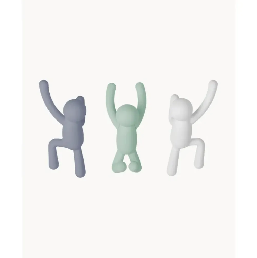Outlet Set De Colgadores De Diseno Buddy, 3 Uds. Percheros