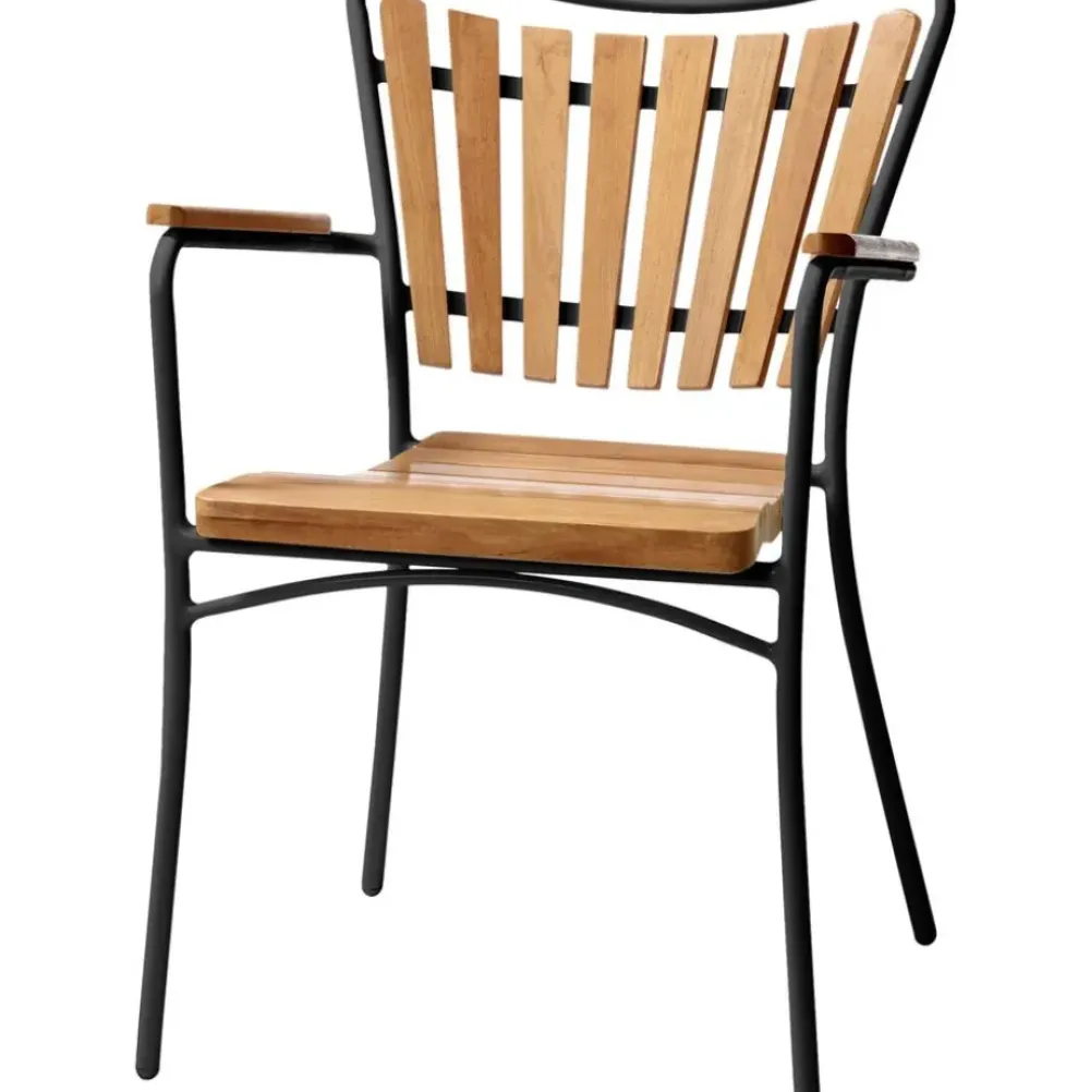 New Set De Comedor Para Exterior De Madera Teca Ellen, 5 Pzas. Muebles De Jardin