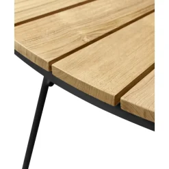 New Set De Comedor Para Exterior De Madera Teca Ellen, 5 Pzas. Muebles De Jardin