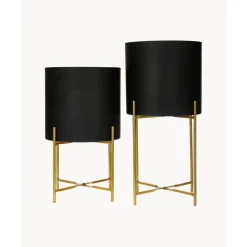 Clearance Set De Maceteros De Metal Mina, 2 Uds. Maceteros