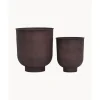 Sale Set De Maceteros Grandes De Metal Vig, 2 Uds. Maceteros
