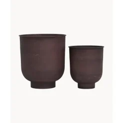 Sale Set De Maceteros Grandes De Metal Vig, 2 Uds. Maceteros