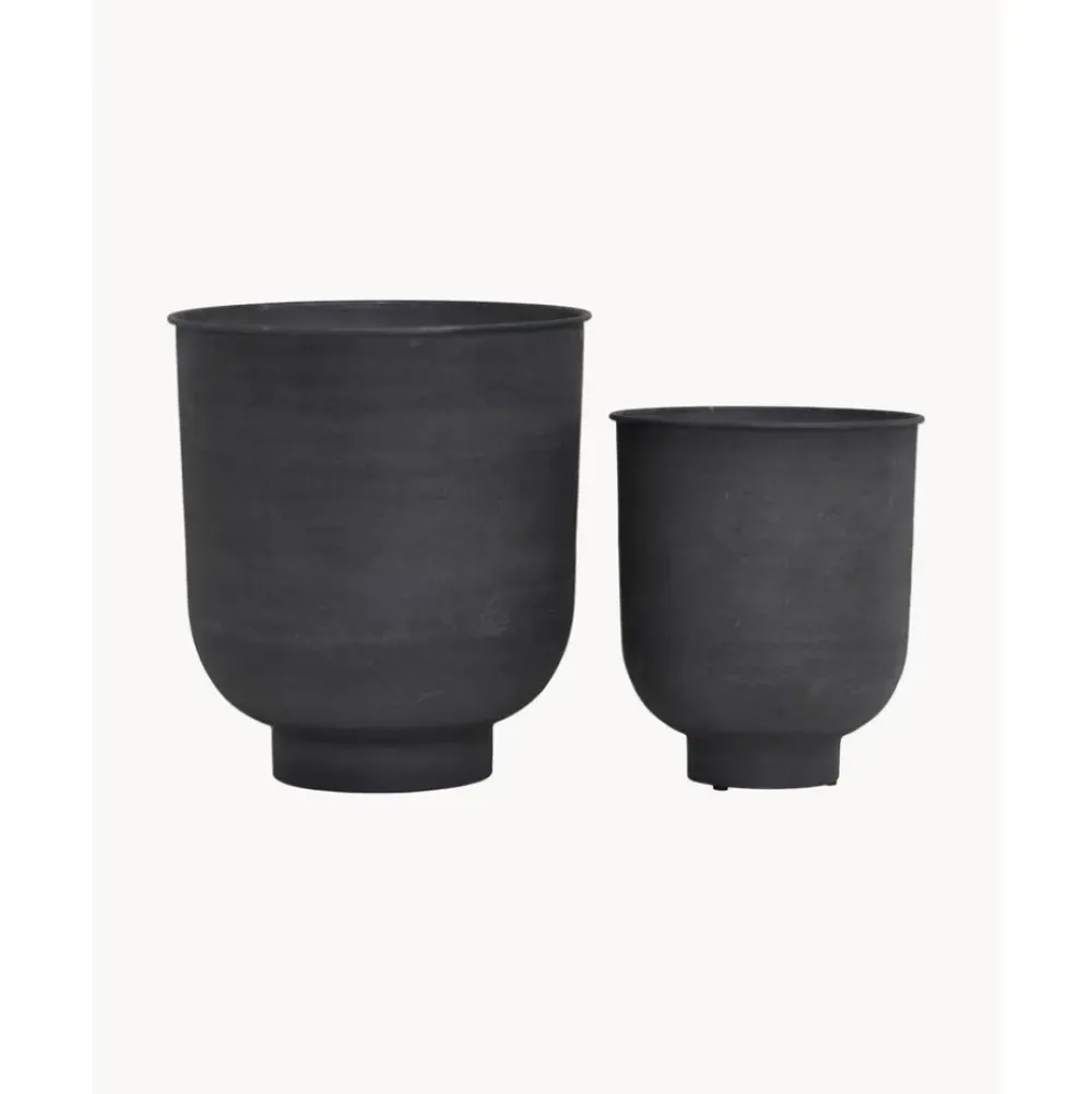 Sale Set De Maceteros Grandes De Metal Vig, 2 Uds. Maceteros