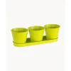Sale Set De Maceteros Pequenos Bark, 4 Pzas. Maceteros