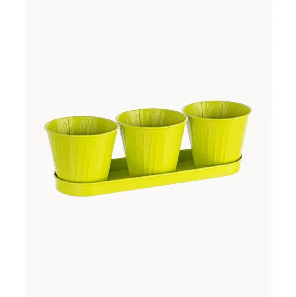 Sale Set De Maceteros Pequenos Bark, 4 Pzas. Maceteros