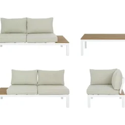 Clearance Set Lounge De Exterior Elias, 4 Pzas. Muebles De Jardin