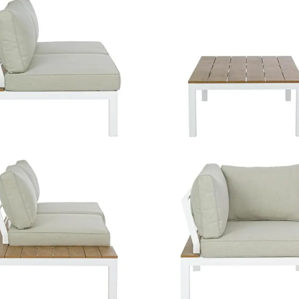 Clearance Set Lounge De Exterior Elias, 4 Pzas. Muebles De Jardin