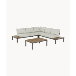 Sale Set Lounge De Exterior Elias, 4 Pzas. Muebles De Jardin