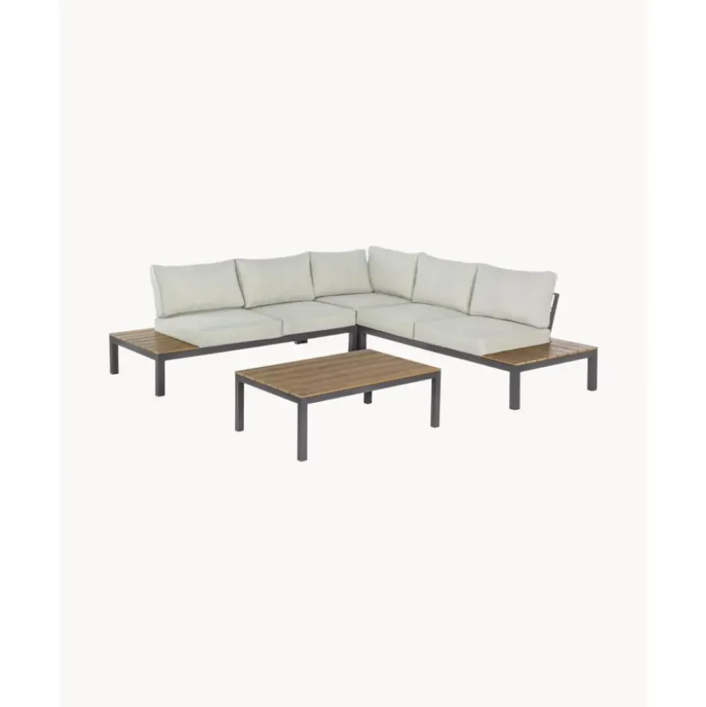 Sale Set Lounge De Exterior Elias, 4 Pzas. Muebles De Jardin