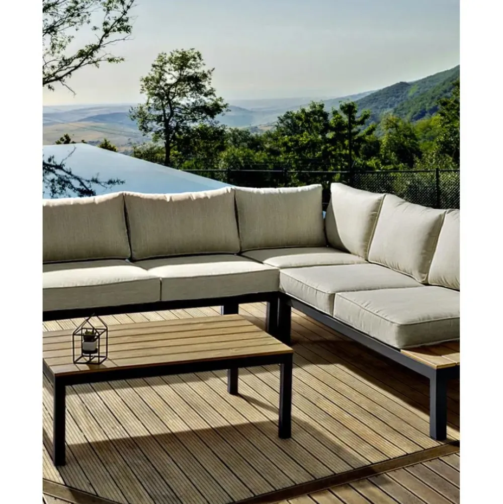 Sale Set Lounge De Exterior Elias, 4 Pzas. Muebles De Jardin