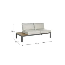 Sale Set Lounge De Exterior Elias, 4 Pzas. Muebles De Jardin
