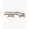 Clearance Set Lounge Para Exterior De Madera De Acacia Joshua, 4 Pzas. Muebles De Jardin