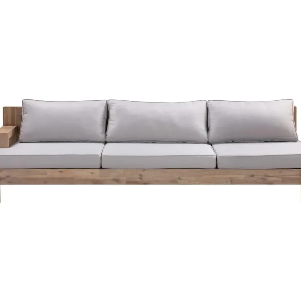 Clearance Set Lounge Para Exterior De Madera De Acacia Joshua, 4 Pzas. Muebles De Jardin