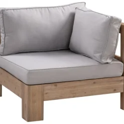 Clearance Set Lounge Para Exterior De Madera De Acacia Joshua, 4 Pzas. Muebles De Jardin