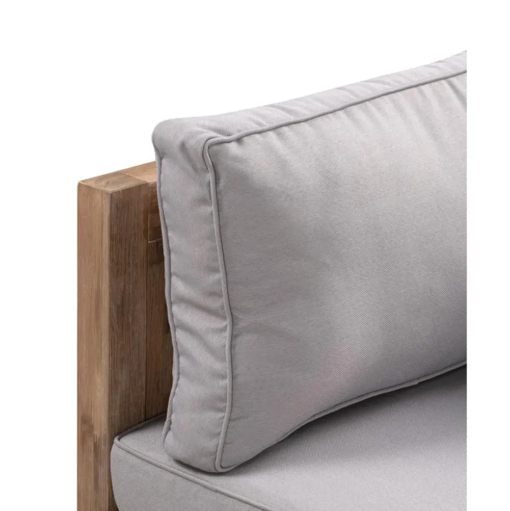 Clearance Set Lounge Para Exterior De Madera De Acacia Joshua, 4 Pzas. Muebles De Jardin