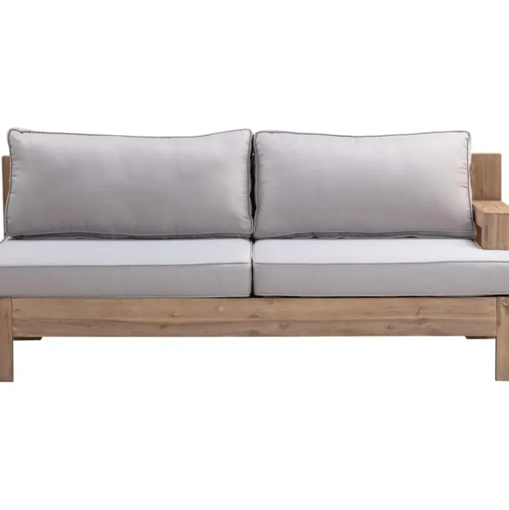 Clearance Set Lounge Para Exterior De Madera De Acacia Joshua, 4 Pzas. Muebles De Jardin