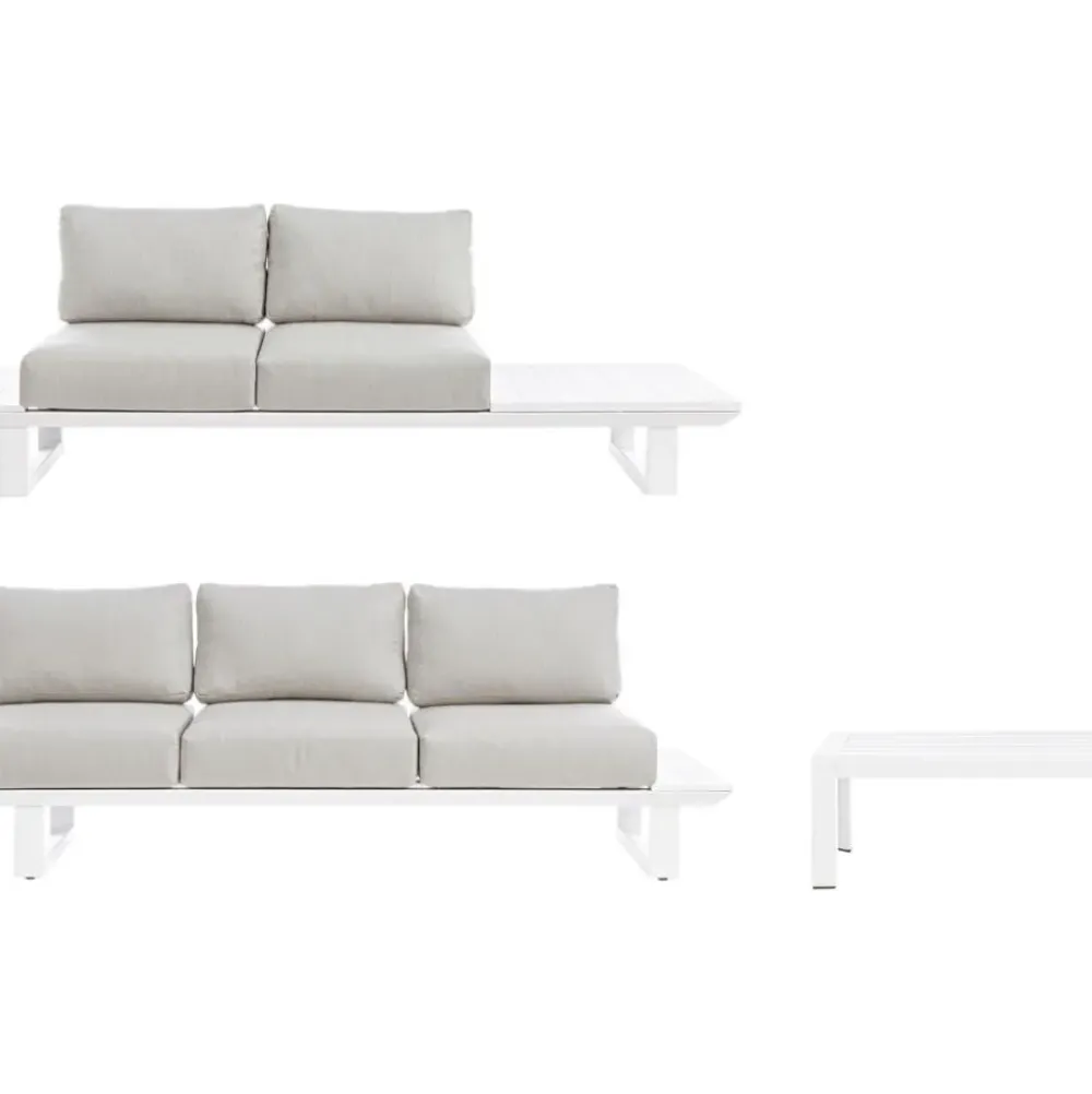 Online Set Lounge Para Exterior Konnor, 3 Pzas. Muebles De Jardin