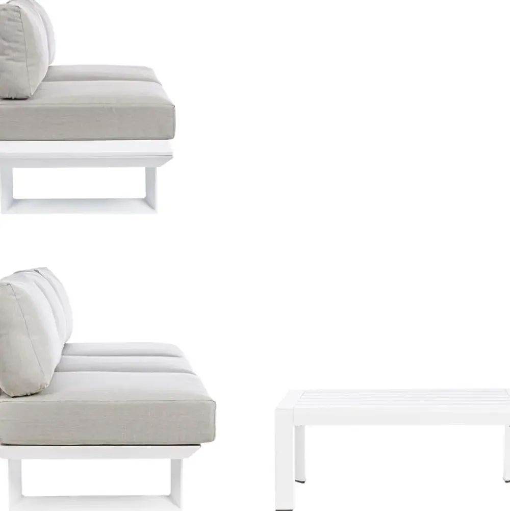 Online Set Lounge Para Exterior Konnor, 3 Pzas. Muebles De Jardin