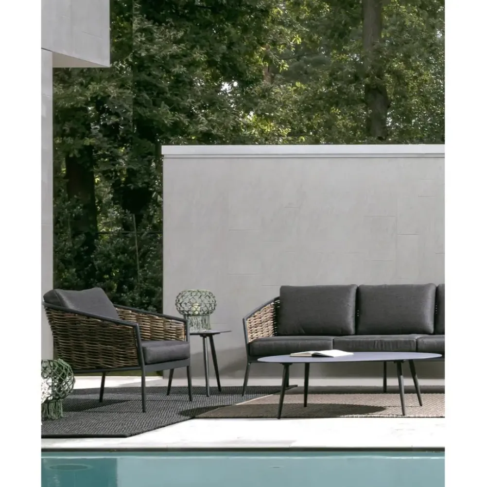 New Set Lounge Para Exterior Maribela, 3 Pzas. Muebles De Jardin