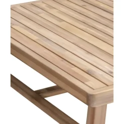 Discount Set Lounge Para Exterior De Madera De Acacia Lu, 4 Pzas. Muebles De Jardin