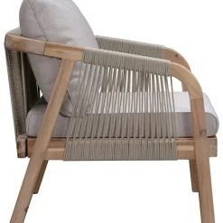 Discount Set Lounge Para Exterior De Madera De Acacia Lu, 4 Pzas. Muebles De Jardin