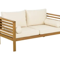 Sale Set Lounge Para Exterior De Madera De Acacia Bo, 4 Pzas. Muebles De Jardin