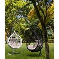 Clearance Silla Colgante Con Cojines Torres Muebles De Jardin