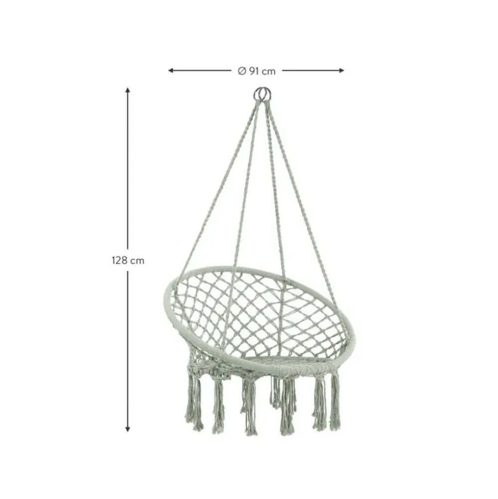 Hot Silla Colgante Con Flecos Bang Muebles De Jardin