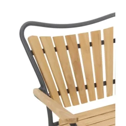 New Silla Con Reposabrazos De Madera Para Exterior Hard & Ellen Muebles De Jardin