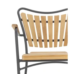 New Silla Con Reposabrazos De Madera Para Exterior Hard & Ellen Muebles De Jardin