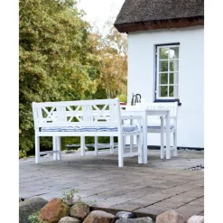 Discount Silla Con Reposabrazos Para Exterior De Madera Rosenborg Muebles De Jardin