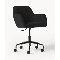 Hot Silla De Escritorio En Tejido Boucle Lucie Sillas De Escritorio