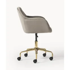 Sale Silla De Escritorio En Terciopelo Lucie Sillas De Escritorio