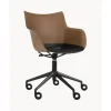 New Silla De Oficina Con Reposabrazos Q/Wood, Altura Regulable Sillas De Escritorio