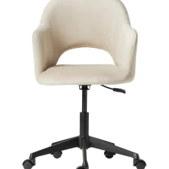 Fashion Silla De Oficina Con Reposabrazos De Terciopelo Rachel, Altura Regulable Sillas De Escritorio