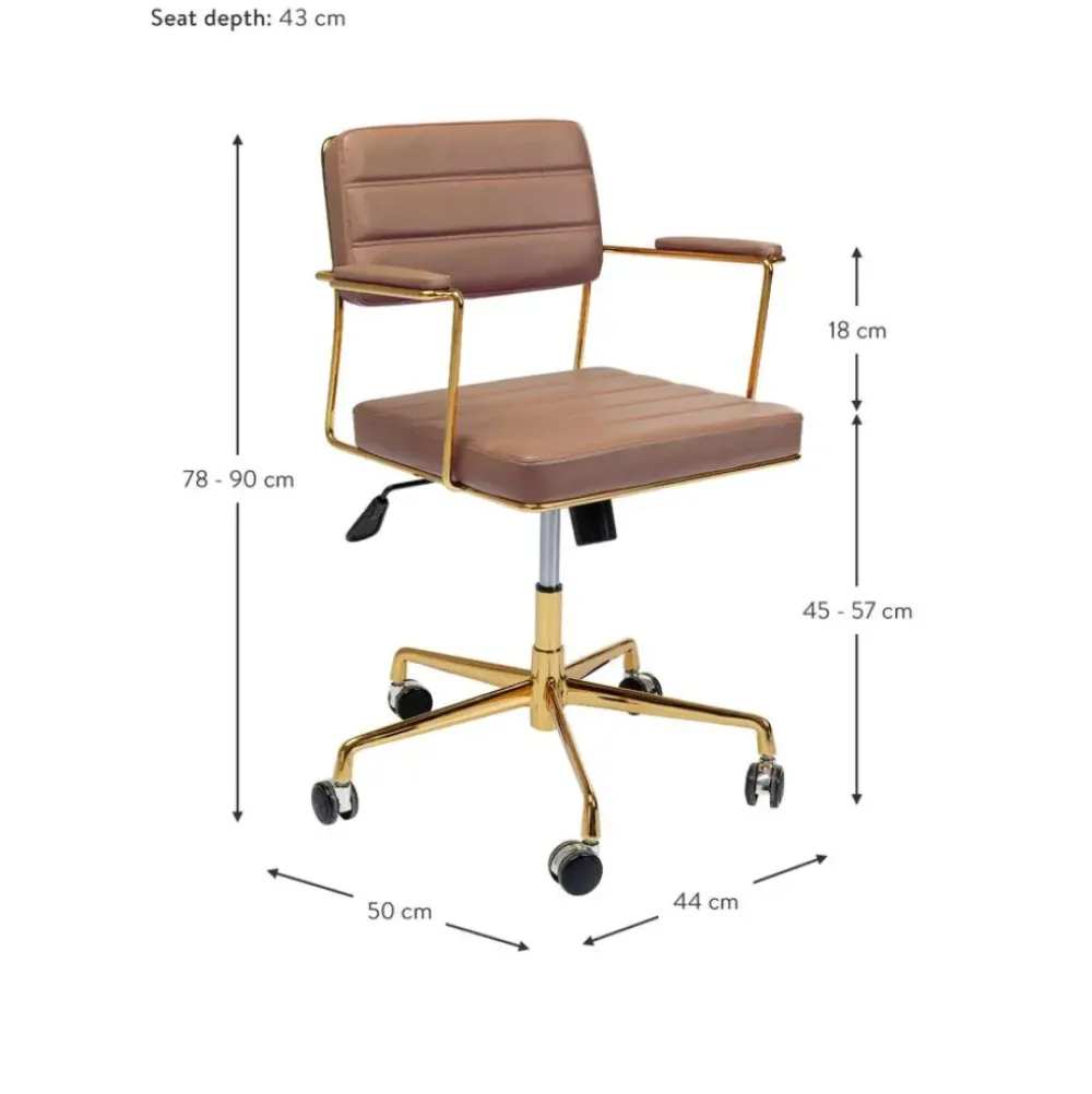 Online Silla De Oficina De Cuero Sintetico Dottore Sillas De Escritorio