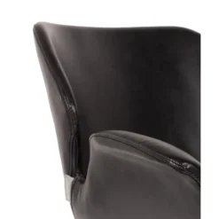Best Silla De Oficina De Cuero Sintetico Nikki, Altura Regulable Sillas De Escritorio