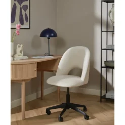 Clearance Silla De Oficina De Terciopelo Rachel, Altura Regulable Sillas De Escritorio