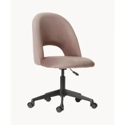 Outlet Silla De Oficina De Terciopelo Rachel, Altura Regulable Sillas De Escritorio