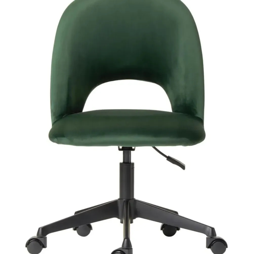 Online Silla De Oficina De Terciopelo Rachel, Altura Regulable Sillas De Escritorio