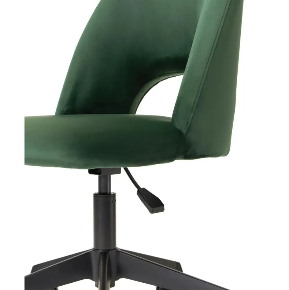 Online Silla De Oficina De Terciopelo Rachel, Altura Regulable Sillas De Escritorio
