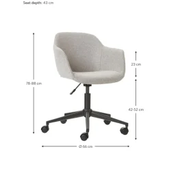 Best Silla De Oficina Tapizada Fiji Sillas De Escritorio