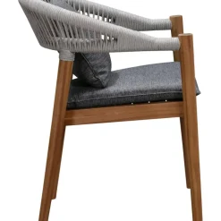 New Sillas Para Exterior De Madera De Acacia Malmo 2 Uds. Muebles De Jardin