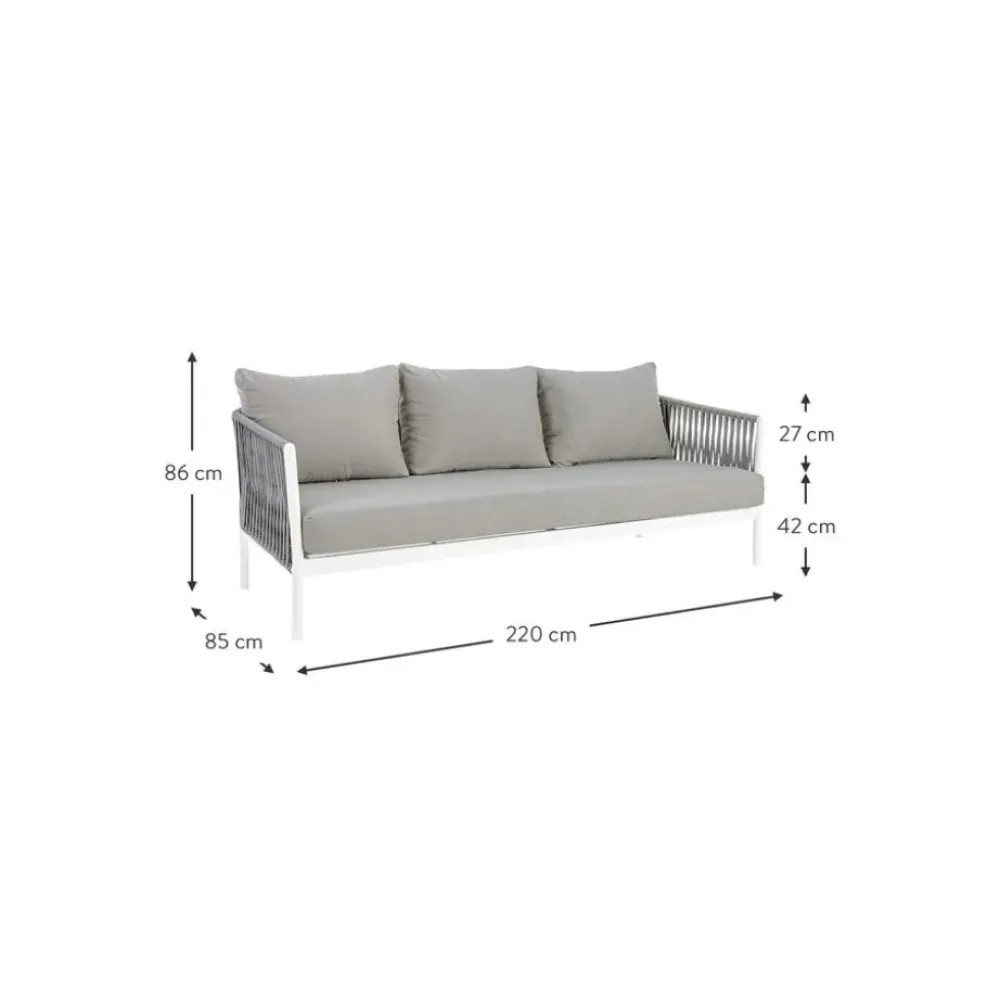 Sale Sofa Para Exterior Florencia (3 Plazas) Muebles De Jardin