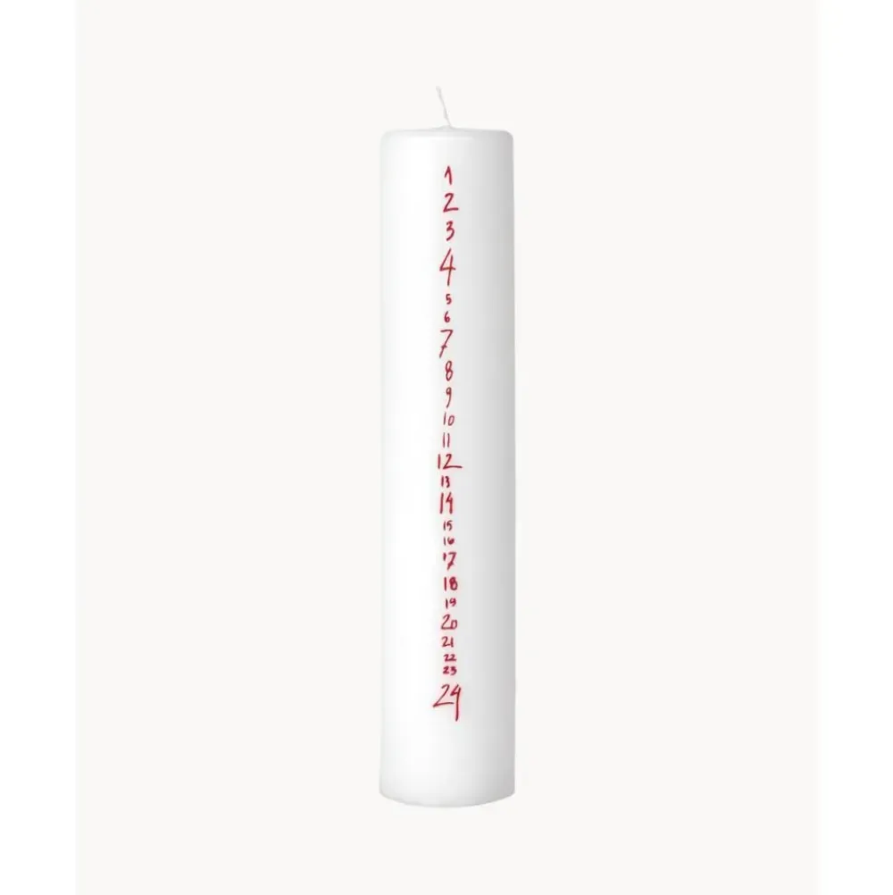 Clearance Vela Calendario De Adviento Artesanal Rustic Velas Decorativas