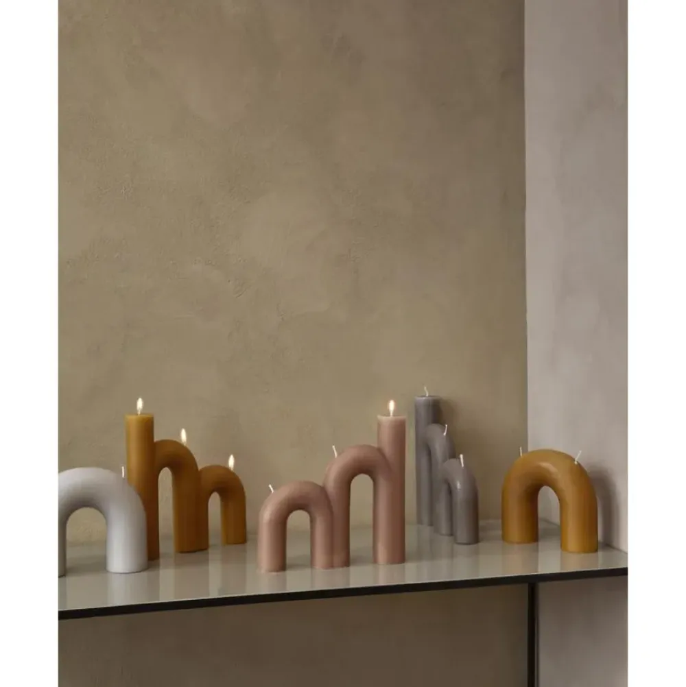 Clearance Vela De Dos Mechas Bend Velas Decorativas