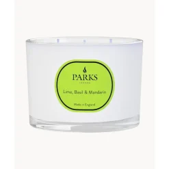 Discount Vela Perfumada De Tres Mechas Vintage Aromatherapy (Lima, Albahaca Y Mandarina) Velas Perfumadas