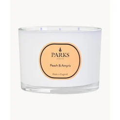 Sale Vela Perfumada De Tres Mechas Vintage Aromatherapy (Melocoton Y Amyris) Velas Perfumadas